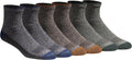 Dickies Men's Dri-Tech Moisture Control Quarter Socks, Available in M-XXL (6, 12, 18 Pairs)