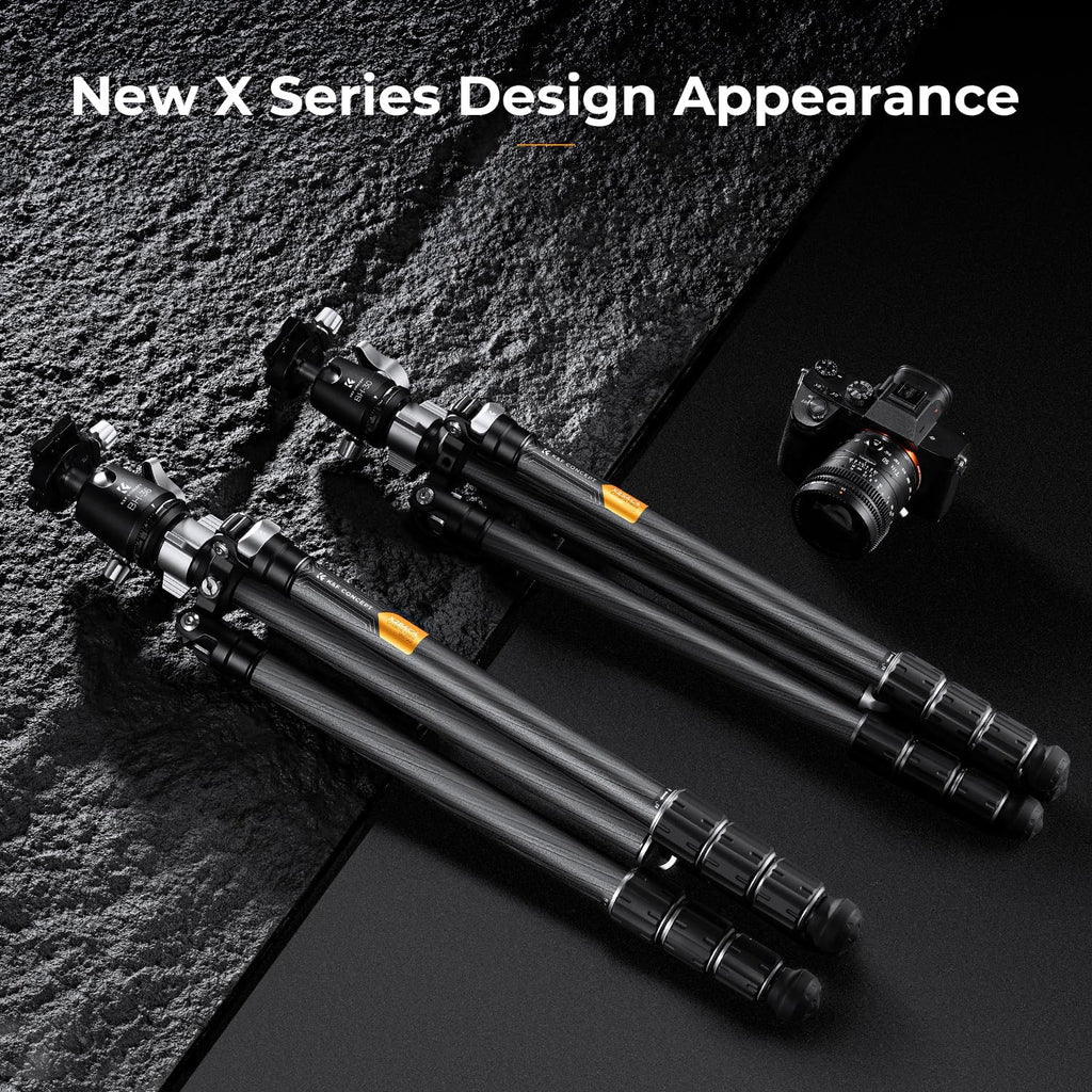 K&F Concept X-Series 68" Carbon Fiber Camera Tripod