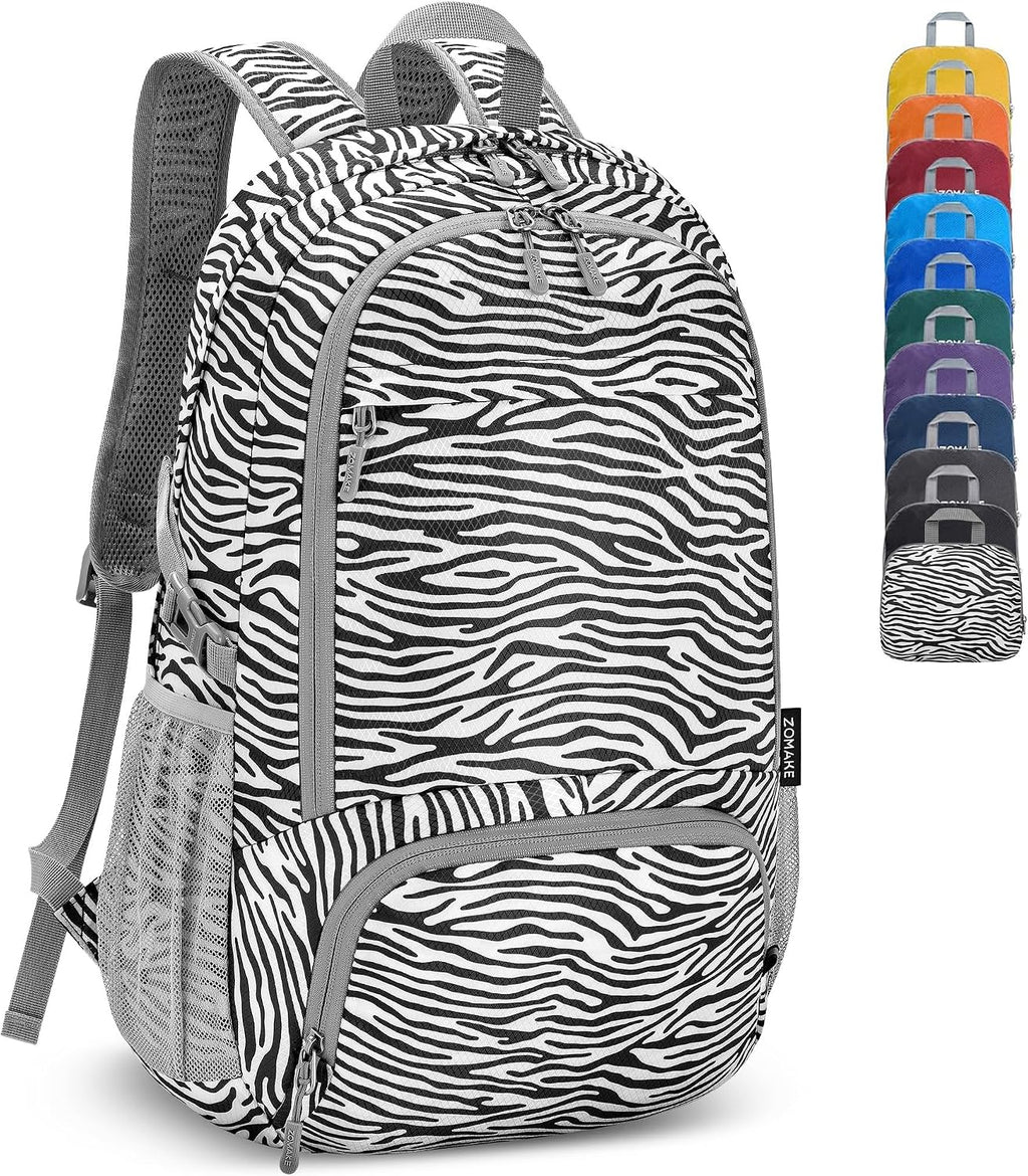ZOMAKE Lightweight Packable Backpack 30L, Foldable Travel Hiking Daypack