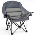 Oversized Camping Chairs with Cup Holder 500LBS,Grey