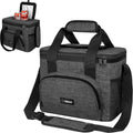 OPUX Soft Cooler Bag, Insulated Collapsible Lunch Cooler Bag for Men Work Camping Beach Travel, Portable Soft Sided Leakproof Waterproof Large Lunch Bag Box with Shoulder Strap 18 Cans, Charcoal Gray