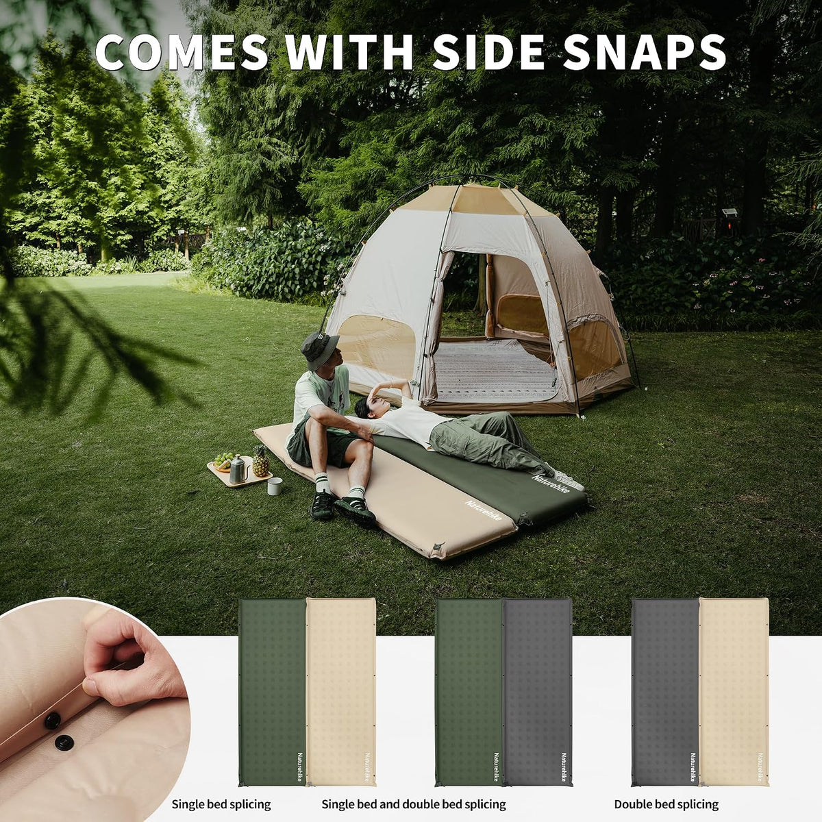 Naturehike Connectable Self Inflating Sleeping Pad