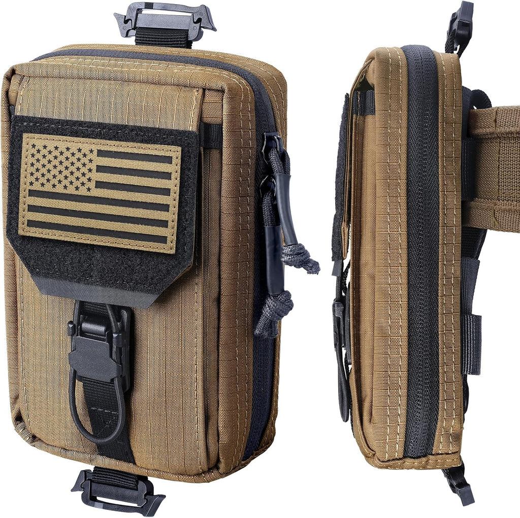 RXW Tactical Phone Pouch, MOLLE Tool Phone Holder for Belt & Vest
