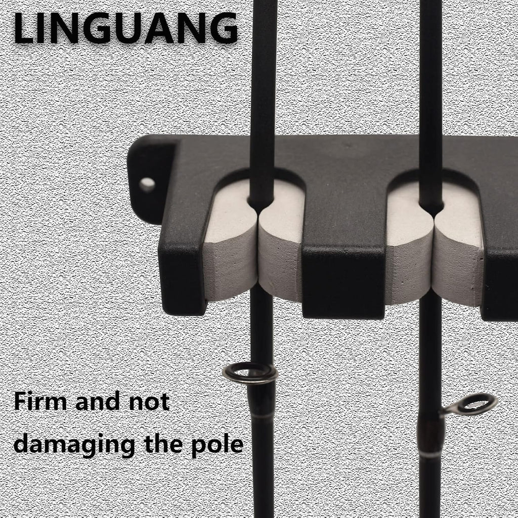 Vertical Fishing Rod Holders Wall Mount,Pole Racks for Garage