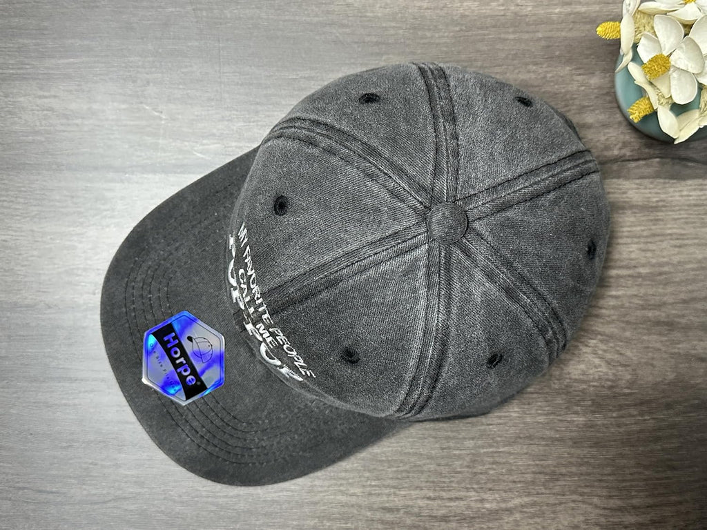 Dad Hat for Father Embroidered Adjustable Baseball Cap for Men Women