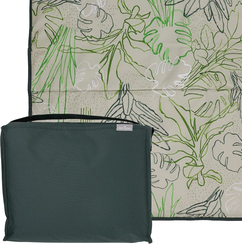 Outdoor Adventure Blanket | Picnic Blue | Soft Pad with Shoulder Strap