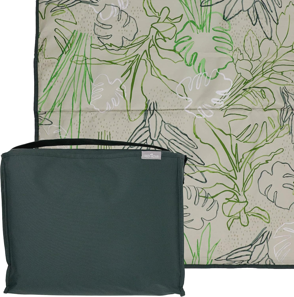 Outdoor Adventure Blanket | Picnic Blue | Soft Pad with Shoulder Strap