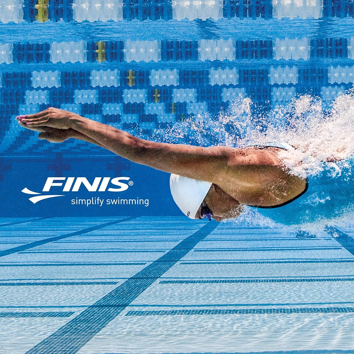 FINIS Lightning Goggles - Competitive Swim Goggles for Women & Men - Adjustable Straps - With 4 Interchangeable Nose Pieces