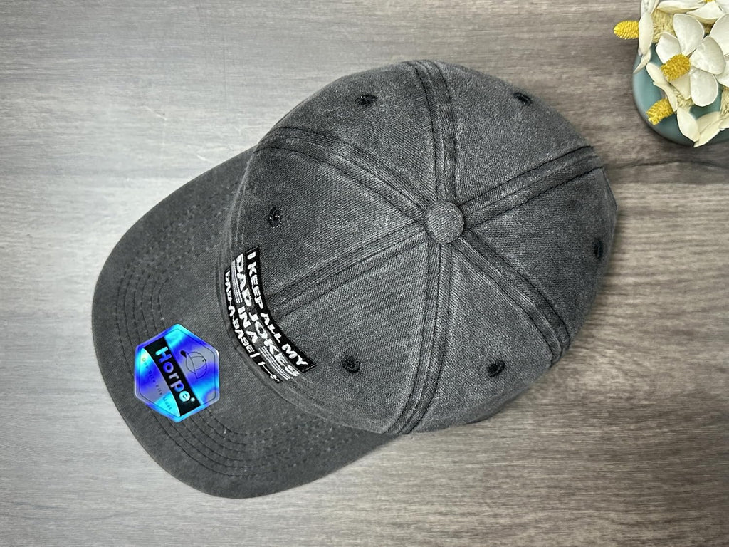 Dad Hat for Father Embroidered Adjustable Baseball Cap for Men Women