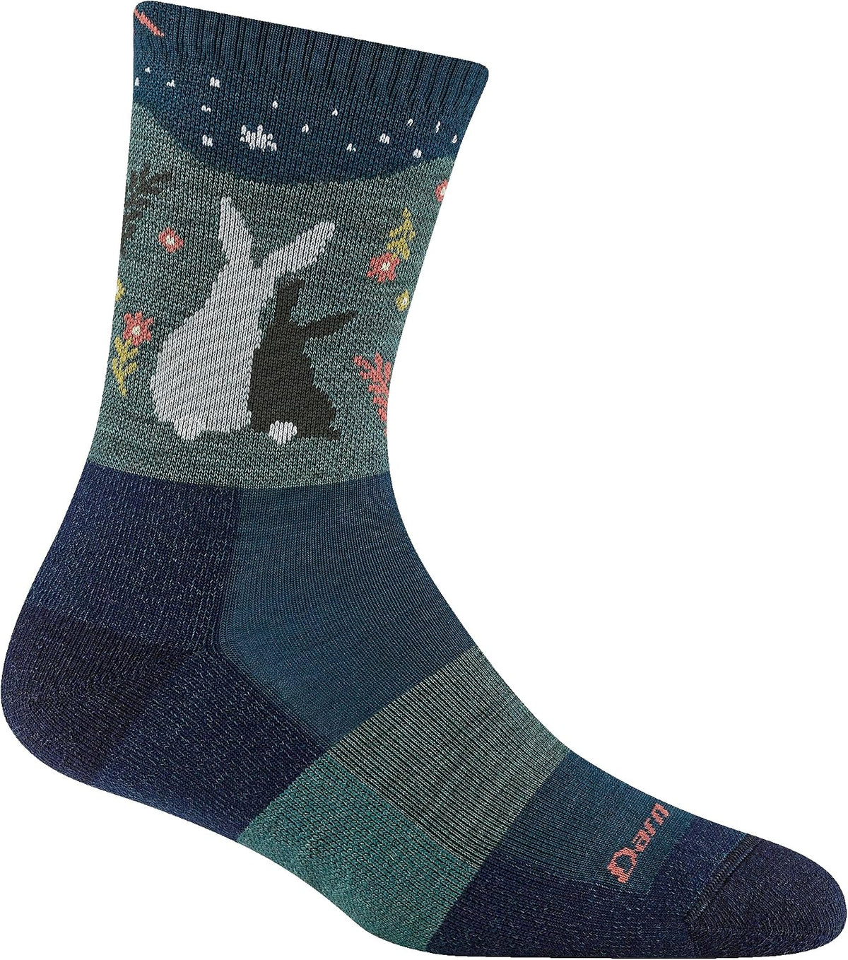 Darn Tough Women's Critter Club Micro Crew Lightweight with Cushion Sock (Style 5001) -