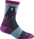 Darn Tough Women's Bear Town Micro Crew Lightweight with Cushion Sock (Style 1970) -