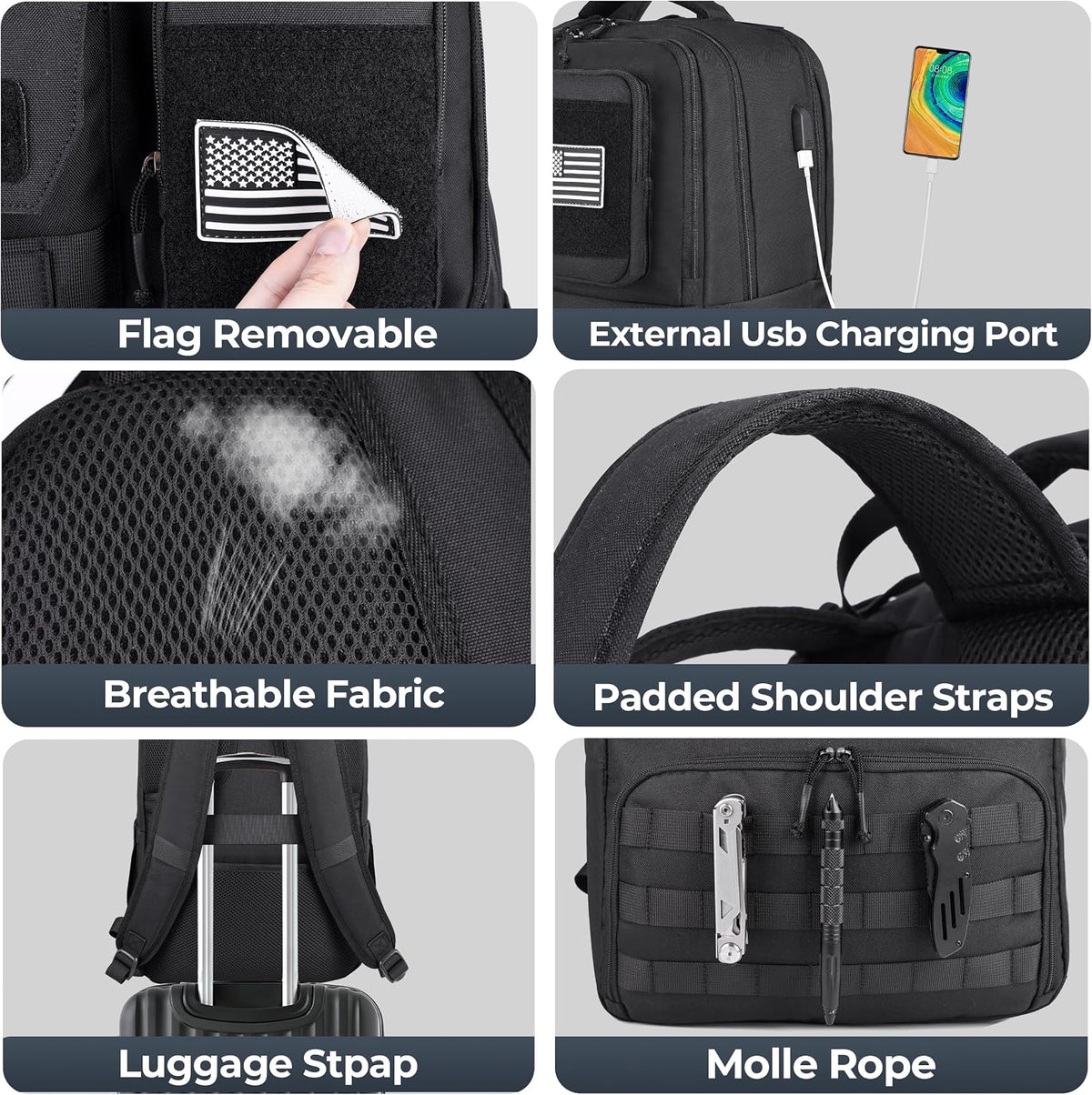 HILOMON Laptop LunchBox Backpack 2-in-1 Insulated Cooler Work Bag for Men