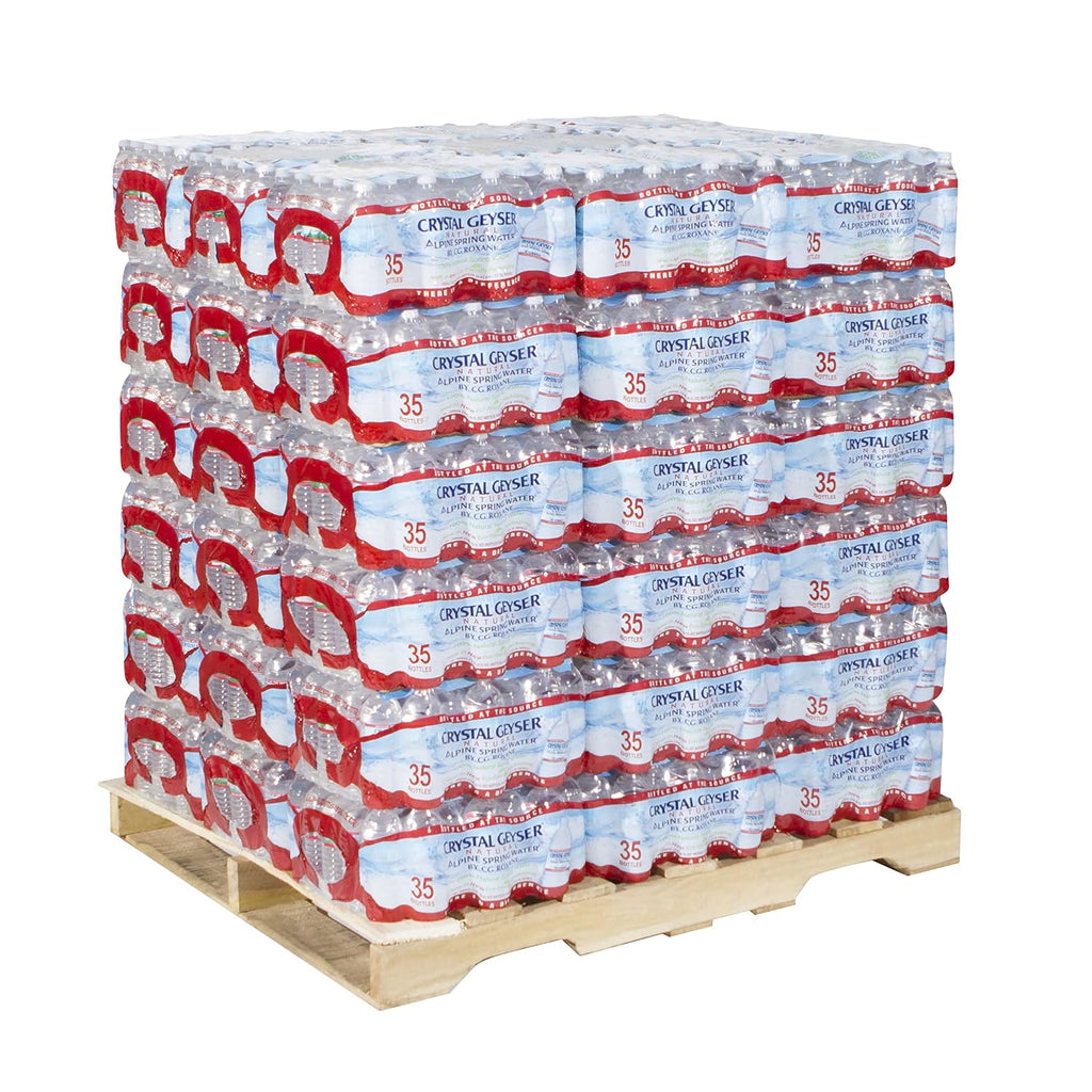 Crystal Geyser Natural Alpine Spring Water, Drinking Water Bottled at the Source, 6 Gallons