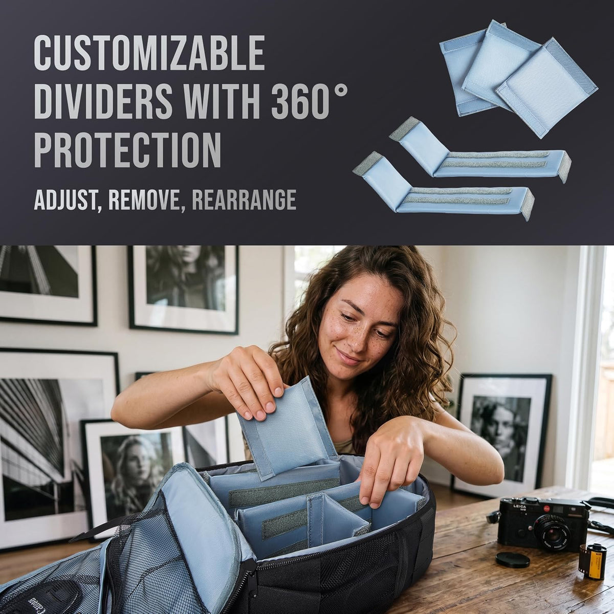 9L Camera Backpack for DSLR & Mirrorless Cameras, Laptop & Tripod