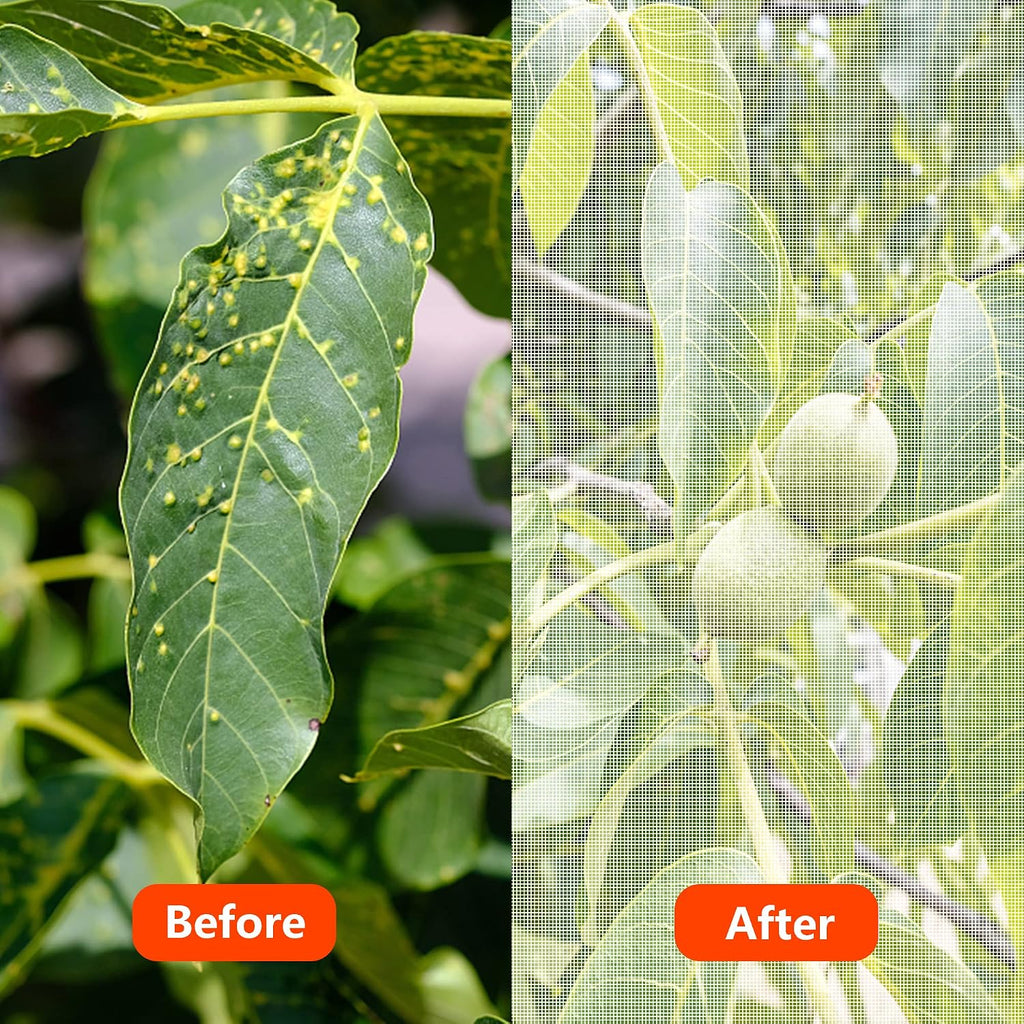 Alpurple Insect Bird Barrier Netting Mesh- 20 x 10 Feet Garden Bug Netting Plant Cover for Protect Plant Fruits Flower from Insect Bird Eating