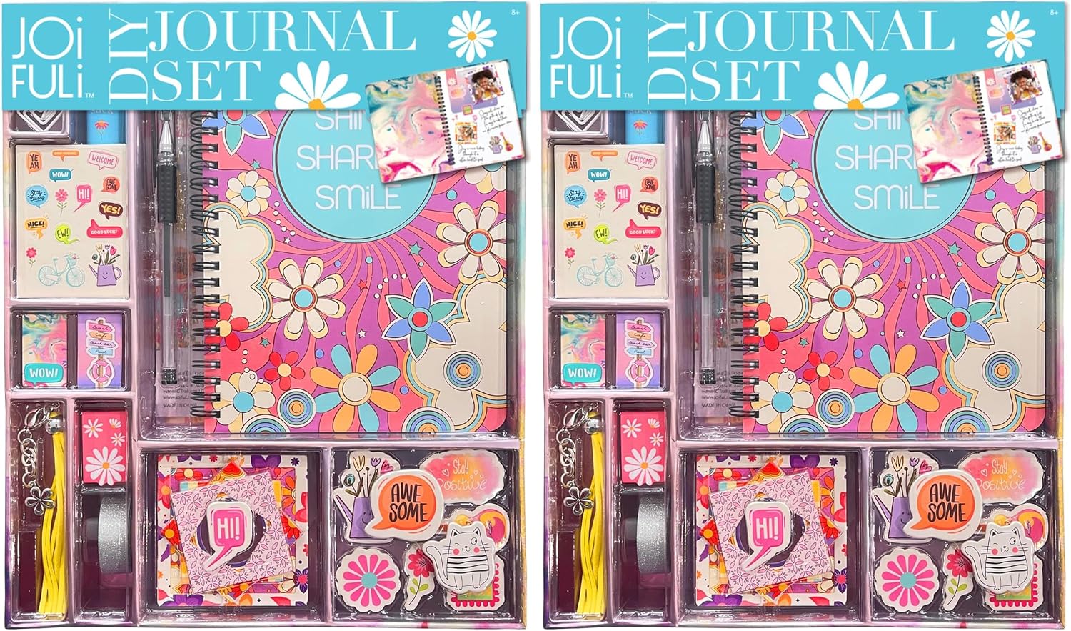JOiFULi DIY Journal Set for Girls Gifts Ages 8 9 10 11 12 13 Years Old and Up