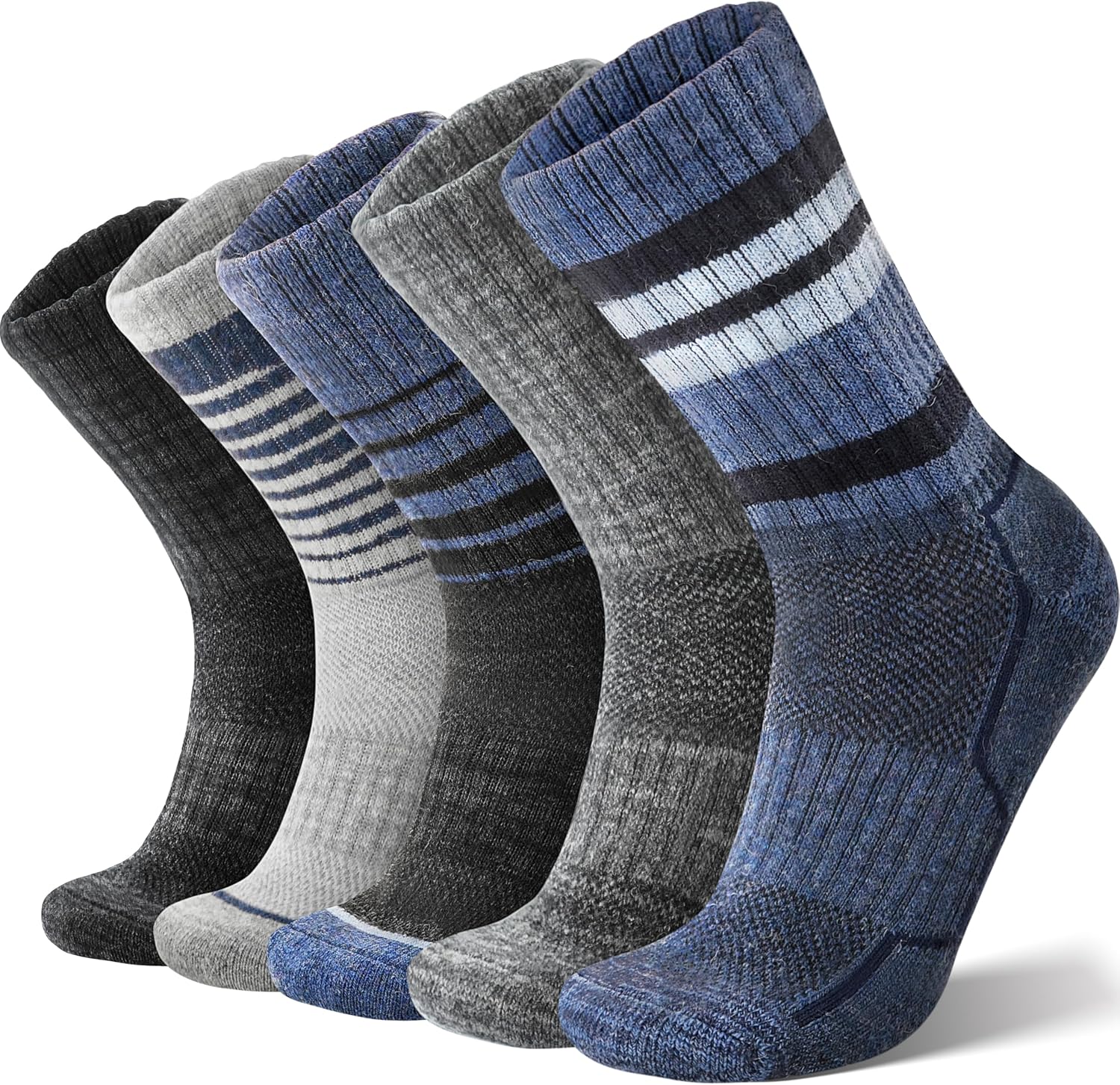 ANTSANG Merino Wool Hiking Socks, Maximum Breathability, for Men and Women