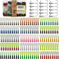 Crappie Tube Lures Jig Heads Soft Plastic Baits Worms Kit