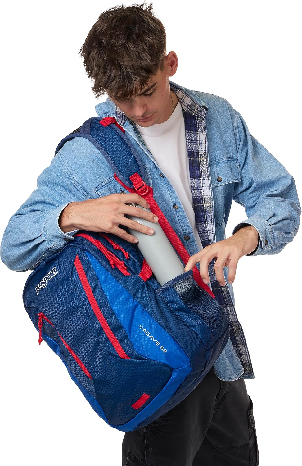JanSport 32L Agave Hiking Backpack - 15 In Laptop, Navy