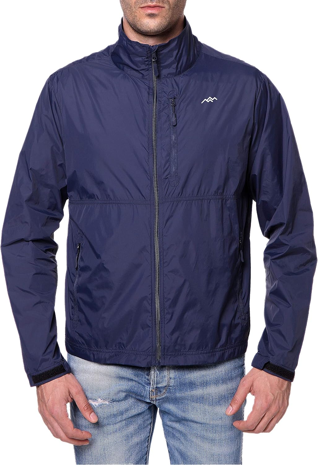 TRAILSIDE SUPPLY CO. Mens Windbreaker Jackets Lightweight Packable Jacket