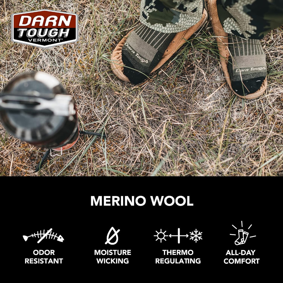 Darn Tough Men's Hunter Boot Heavyweight with Full Cushion Sock (Style 2101)