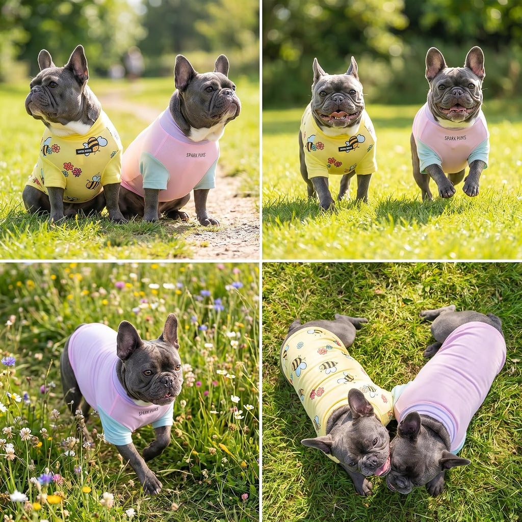 Spark Paws Sunblock Dog T-Shirt, SPF 30 UV Sun Protection, Summer Cooling