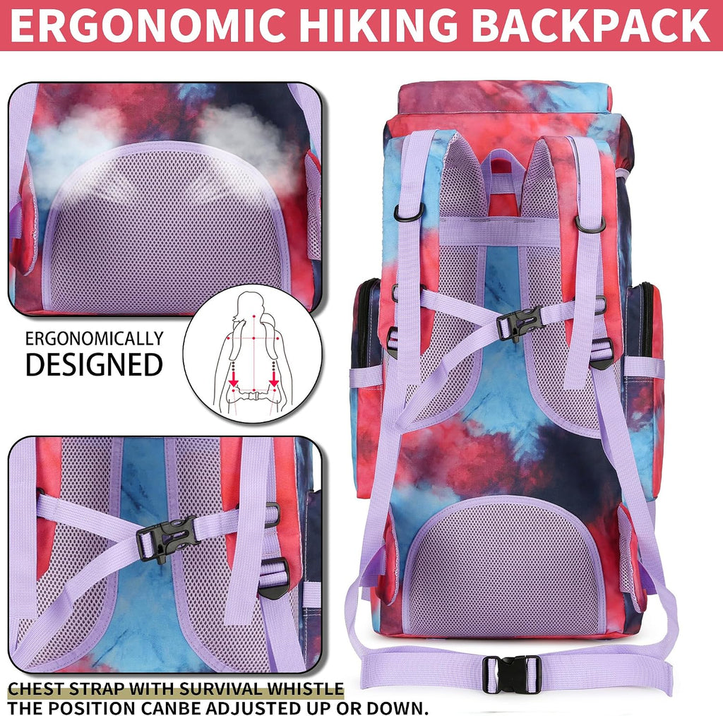 Hiking Backpack for Men 70L/100L Camping Backpack Military Rucksack Molle 3 Days Assault Pack for Climbing