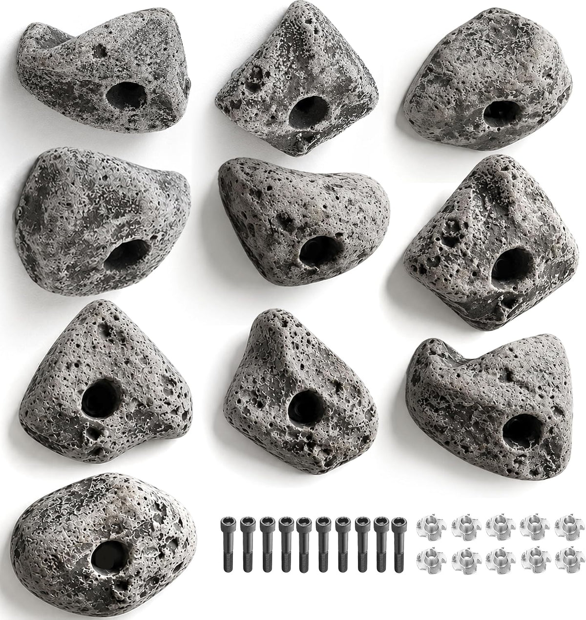 10 PCS Rock Climbing Holds for Rock Climbing Wall Made in USA