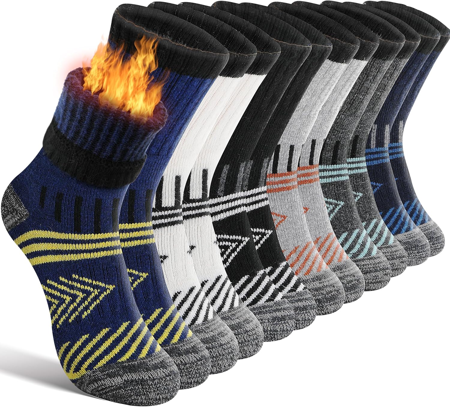 EBMORE Kids Merino Wool Hiking Thermal Winter Socks