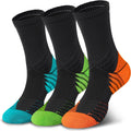 Hylaea Unisex Crew Socks for Running Athletic, Comperssion & No Blisters