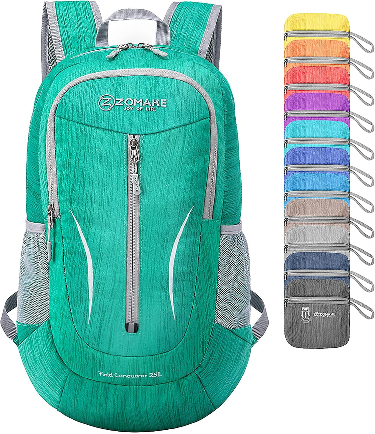 ZOMAKE 25L Lightweight Packable Backpack, Foldable Daypack(Royal Blue)