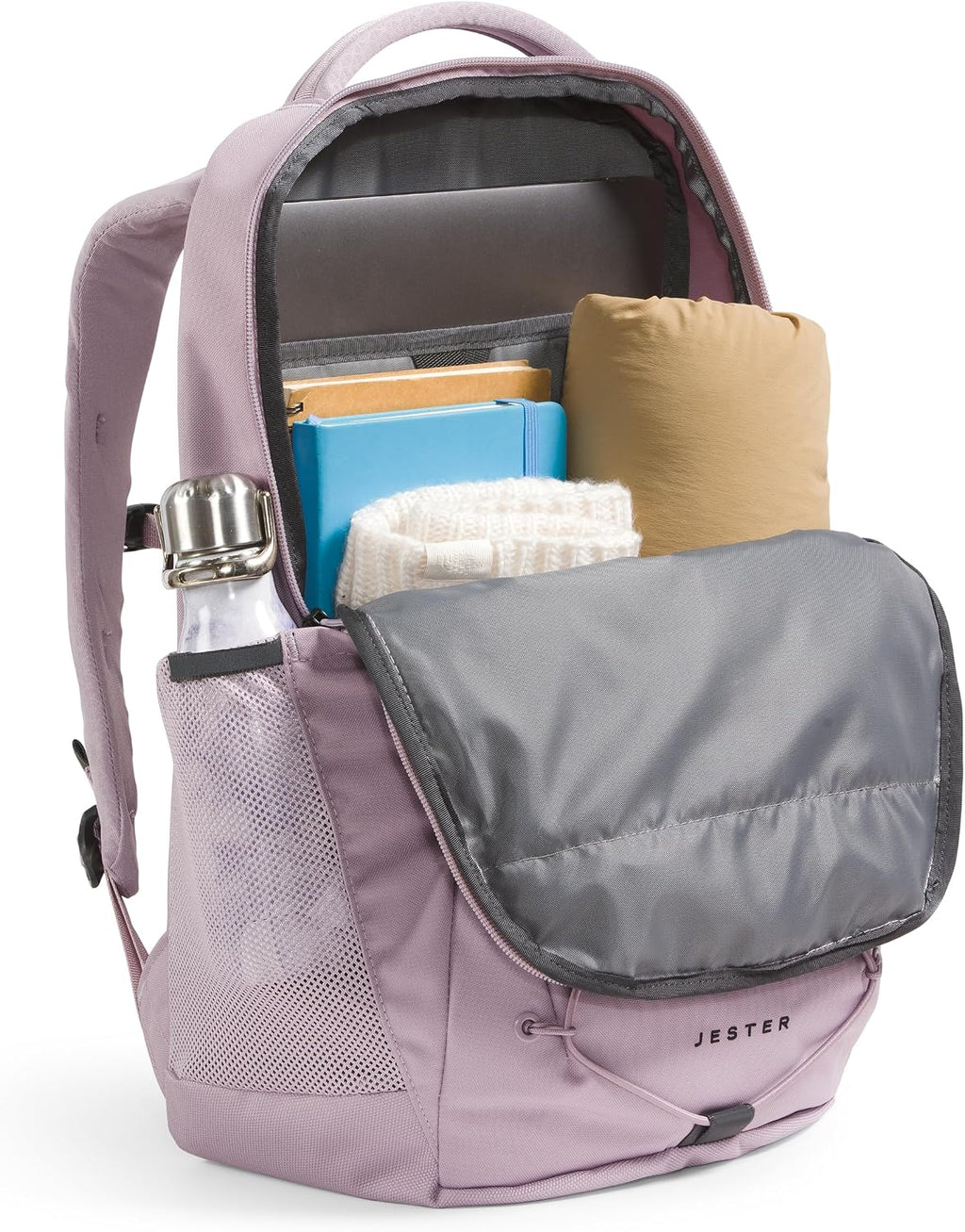 The North Face Women's Jester Everyday Laptop Backpack, Ashen Purp/Blk, OS