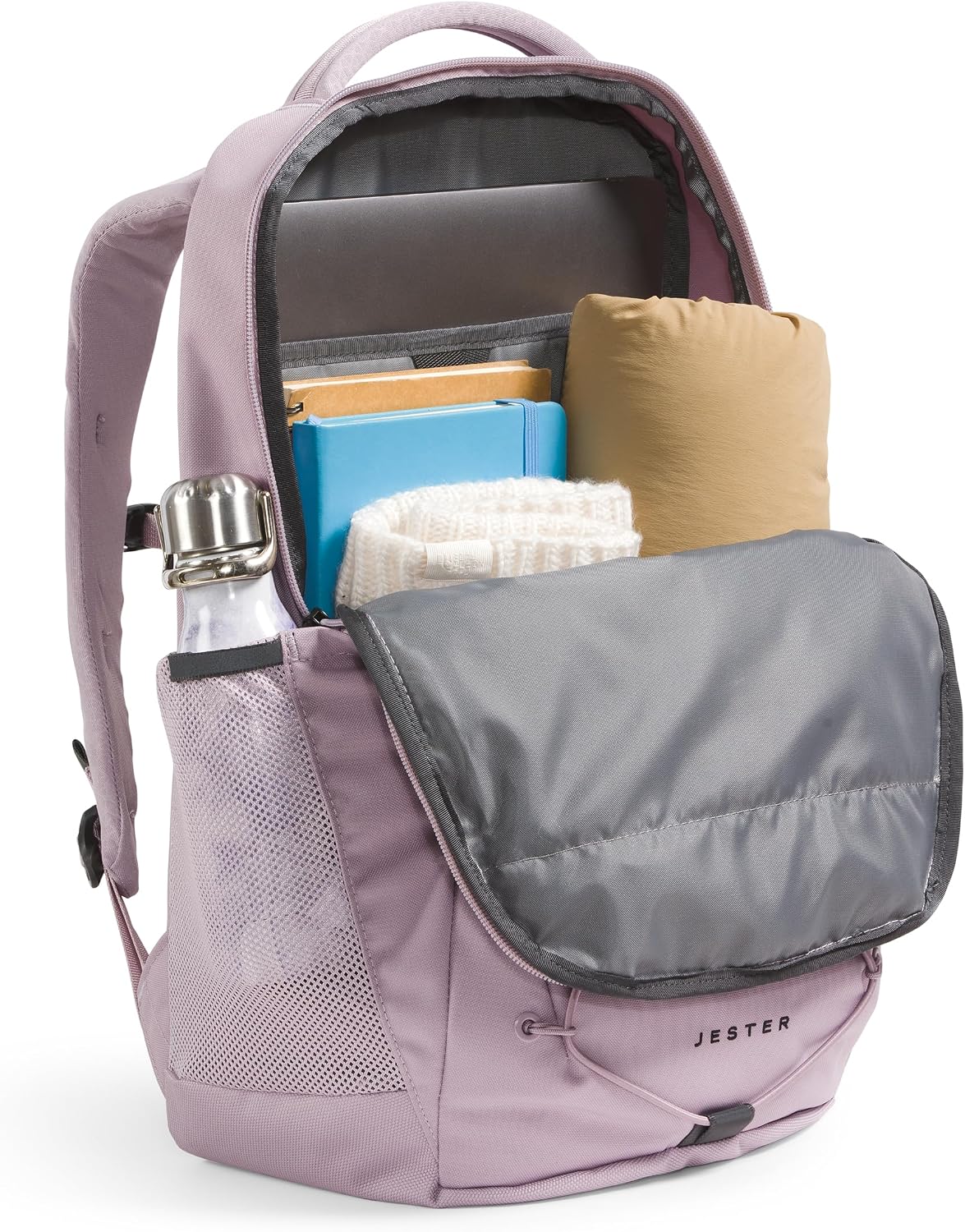 The North Face Women's Jester Everyday Laptop Backpack, Ashen Purp/Blk, OS