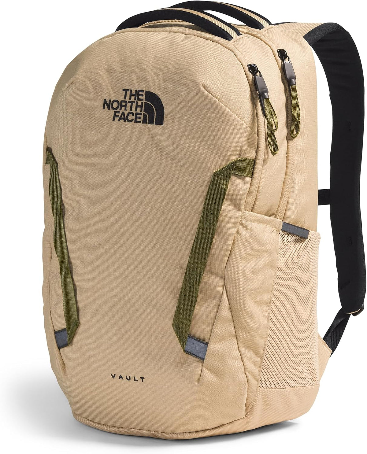 The North Face Vault Everyday Laptop Backpack, Khaki Stone/Blk, One Size