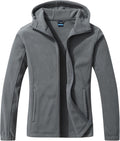 GIMECEN Women's Soft Polar Fleece Jacket Full Zip Hooded Sweatshirts