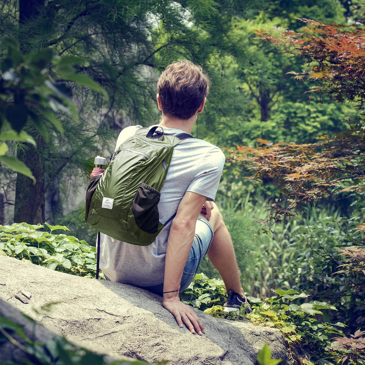 Naturehike 18L Lightweight Hiking Daypack, Waterproof Camping Packable Backpack Ultralight for Travel, Airplane, Adults