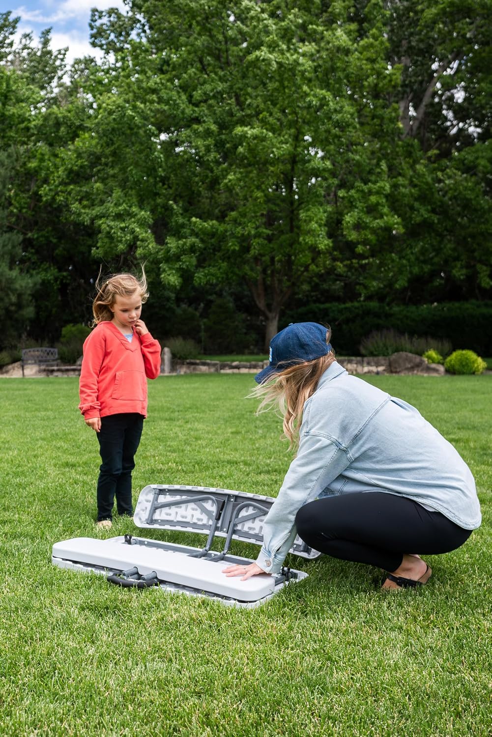 Stansport Compact Kids Picnic Table (G-940), White