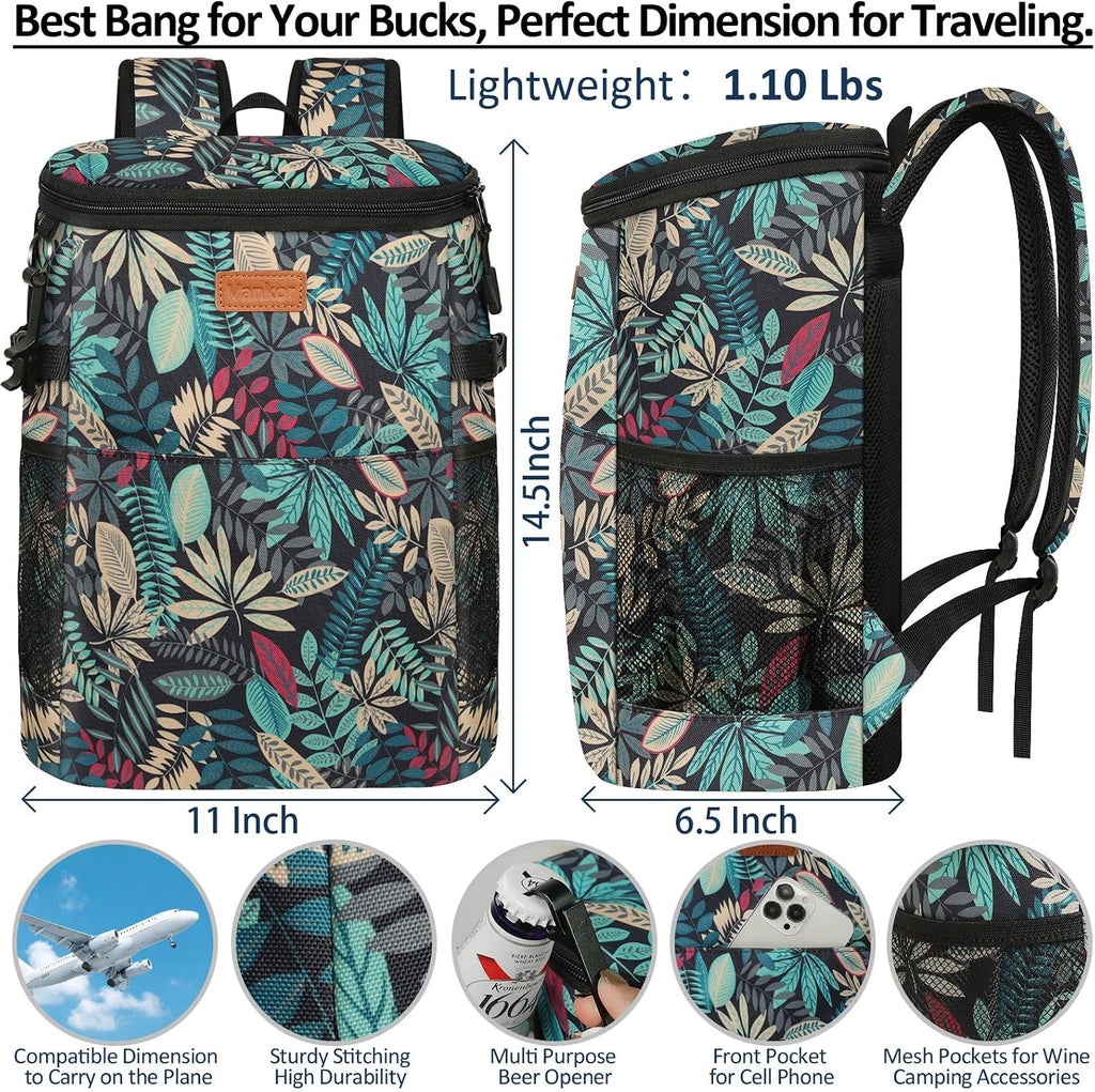 Vankor Camping Cooler Backpack Insulated Waterproof
