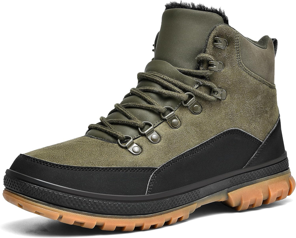 Wondamo Men's Winter Hiking Snow Boots