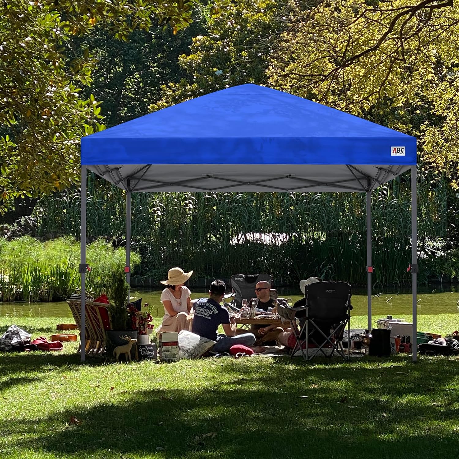 ABCCANOPY 10x10 Pop up Canopy Tent Instant Portable Shelter, Royal Blue