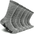 Time May Tell Mens Merino Wool Hiking Cushion Socks Thermal Warm Boot Socks