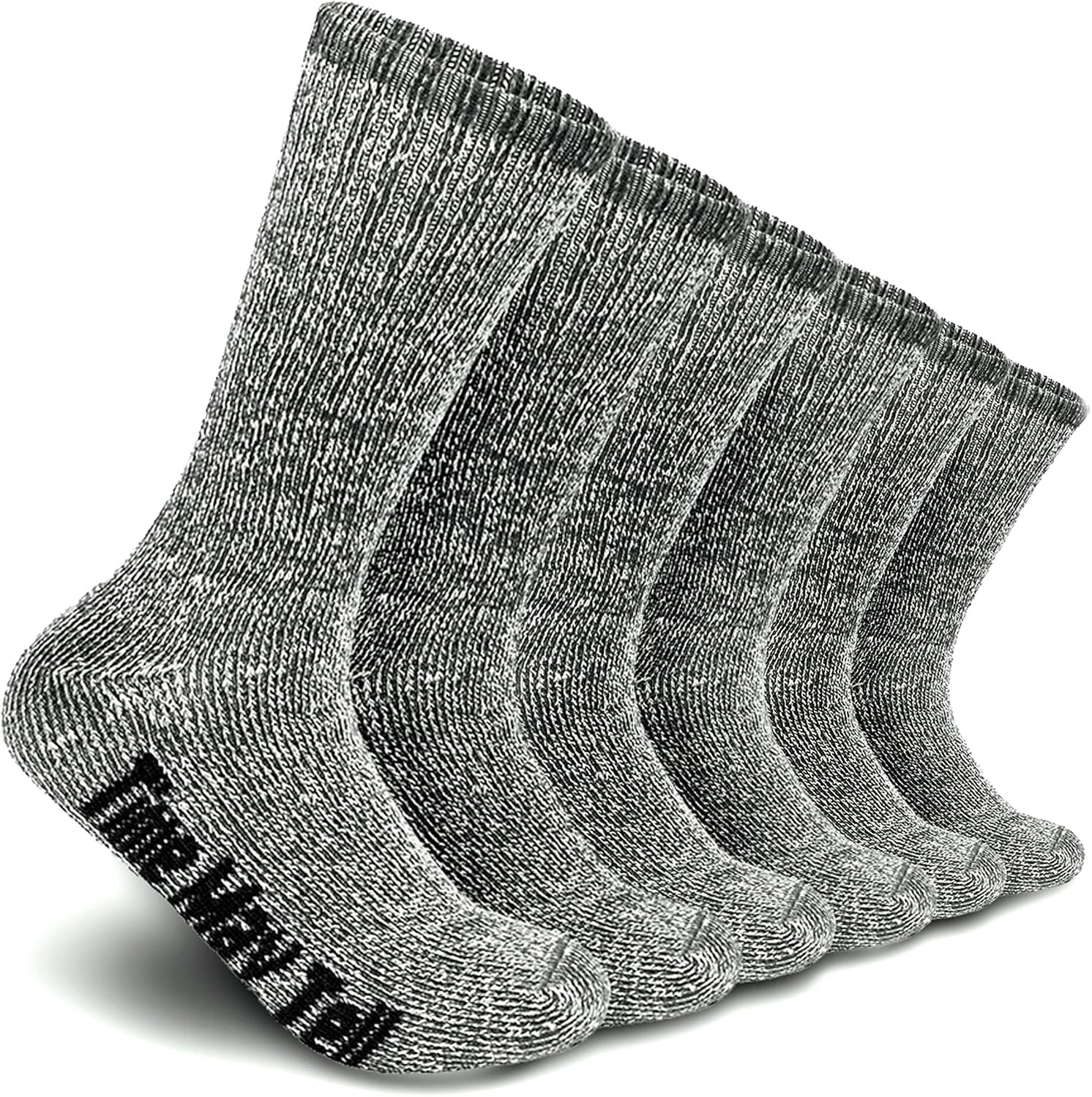 Time May Tell Mens Merino Wool Hiking Cushion Socks Thermal Warm Boot Socks