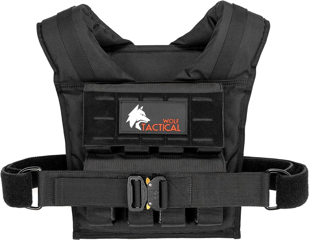WOLF TACTICAL Weighted Training Vest - Weighted Vest Men Strength Training Weight Vests Workout Vest Weight Vest for Men