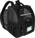 PetAmi Expandable Dog Cat Backpack Carrier, Airline Approved, Black