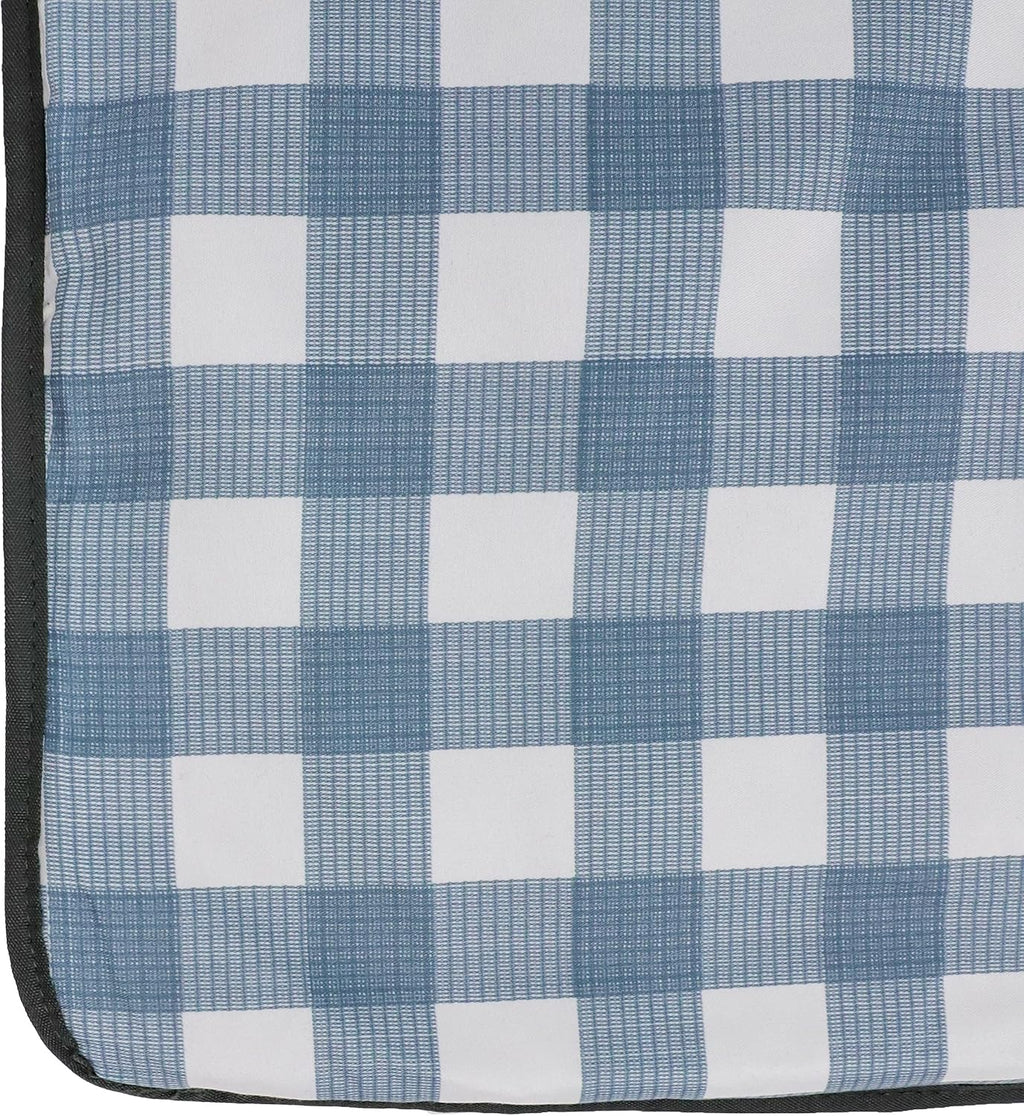Outdoor Adventure Blanket | Picnic Blue | Soft Pad with Shoulder Strap