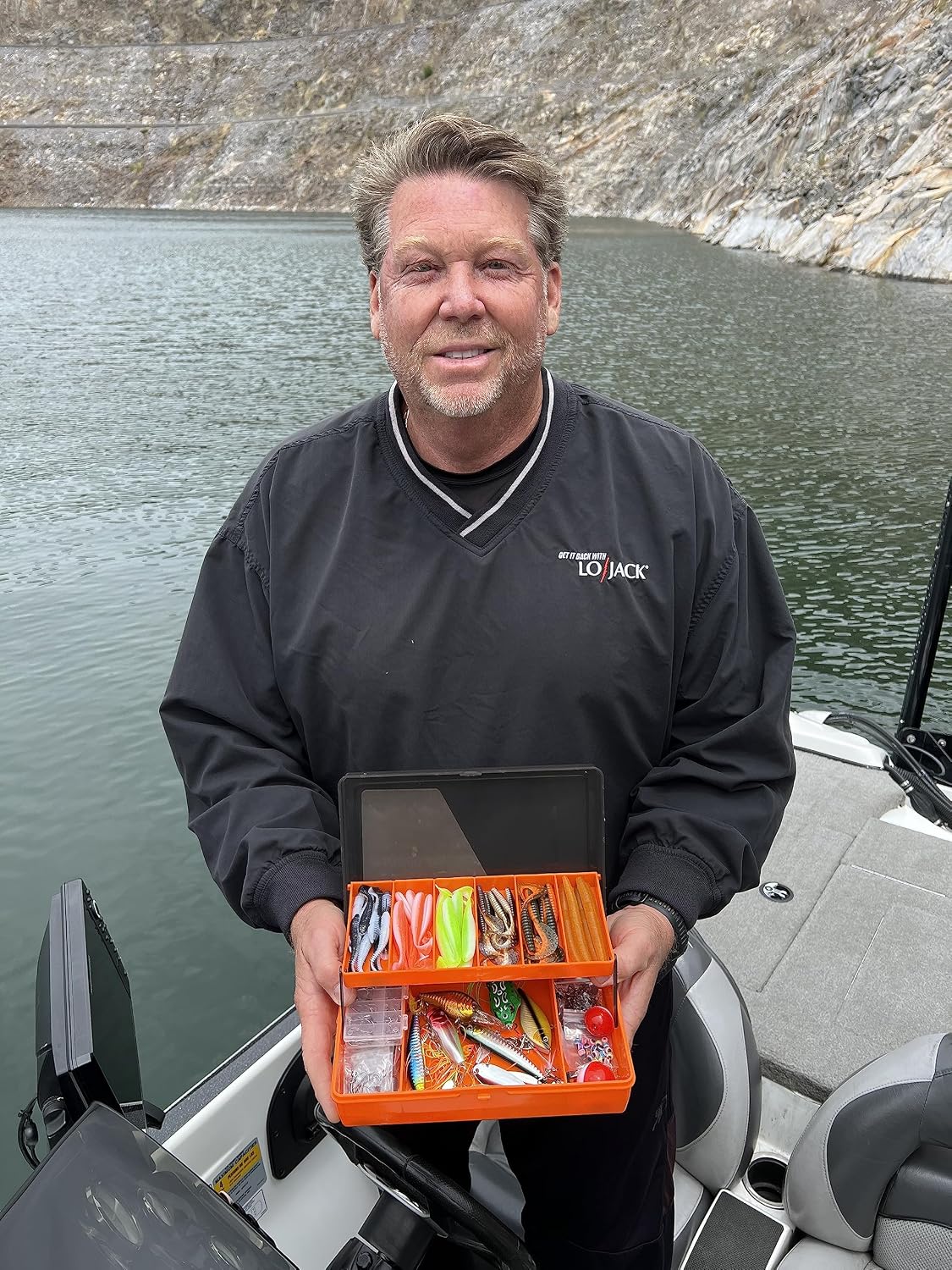 PLUSINNO Fishing Lures Tackle Box - Compact Fishing Gear for Bass Trout