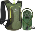MARCHWAY Lightweight Hydration Backpack with Vest Style Straps & 2.5L TPU Water Bladder, Versatile Sleek Multi-Pocket Pack for Hiking, Cycling, Running, Backpacking, Travel