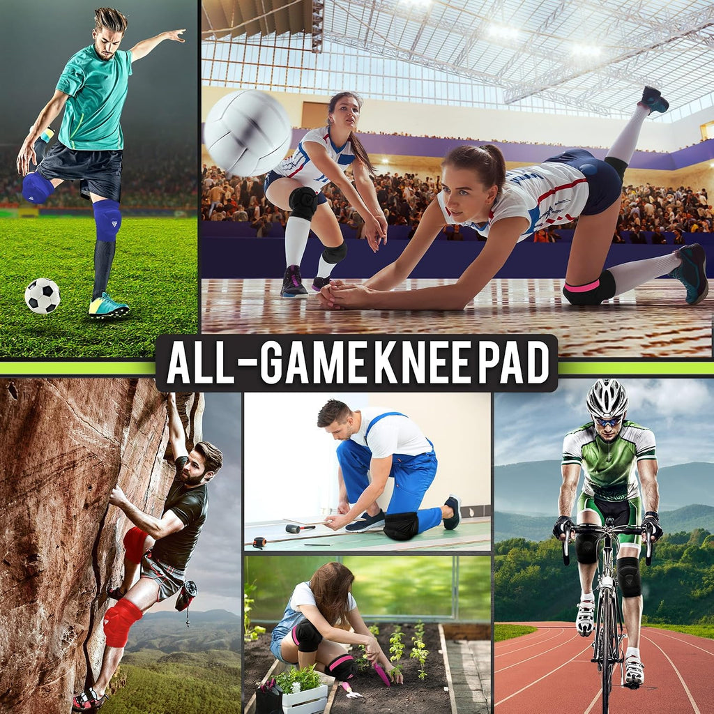 RDX Knee Pads for Work, Oeko TEX Certified, Anti-Slip Protective Thick Padded Foam Pad, Collision Avoidance Sleeves Pair, MMA Muay Thai Grappling Volleyball Football Wrestling Gardening.