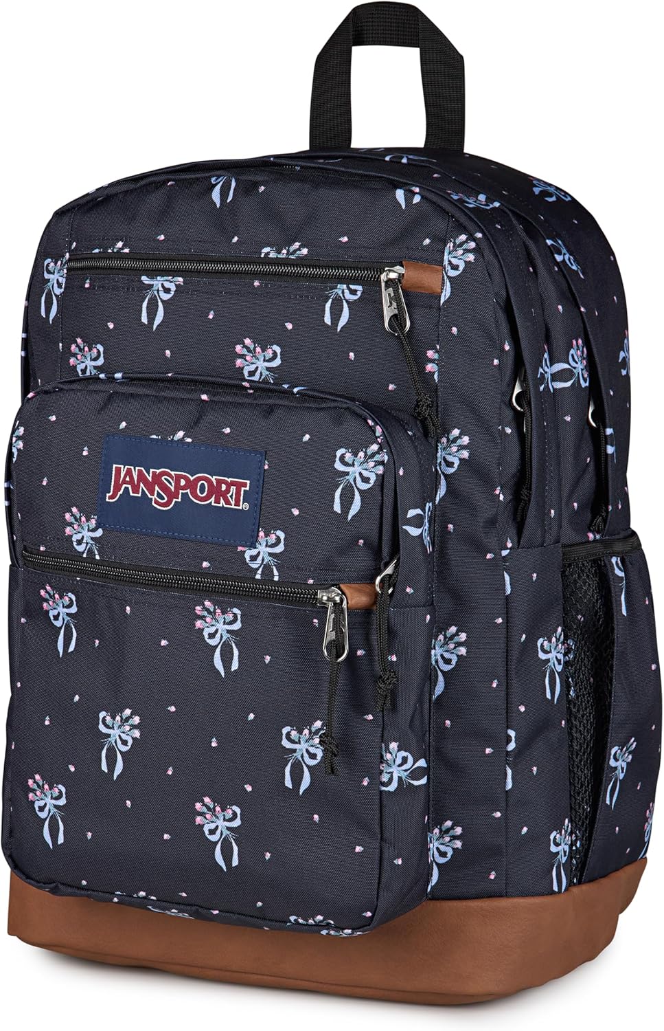JanSport 34L Cool Backpack – 15-inch Laptop Sleeve, Pastel Petals Black