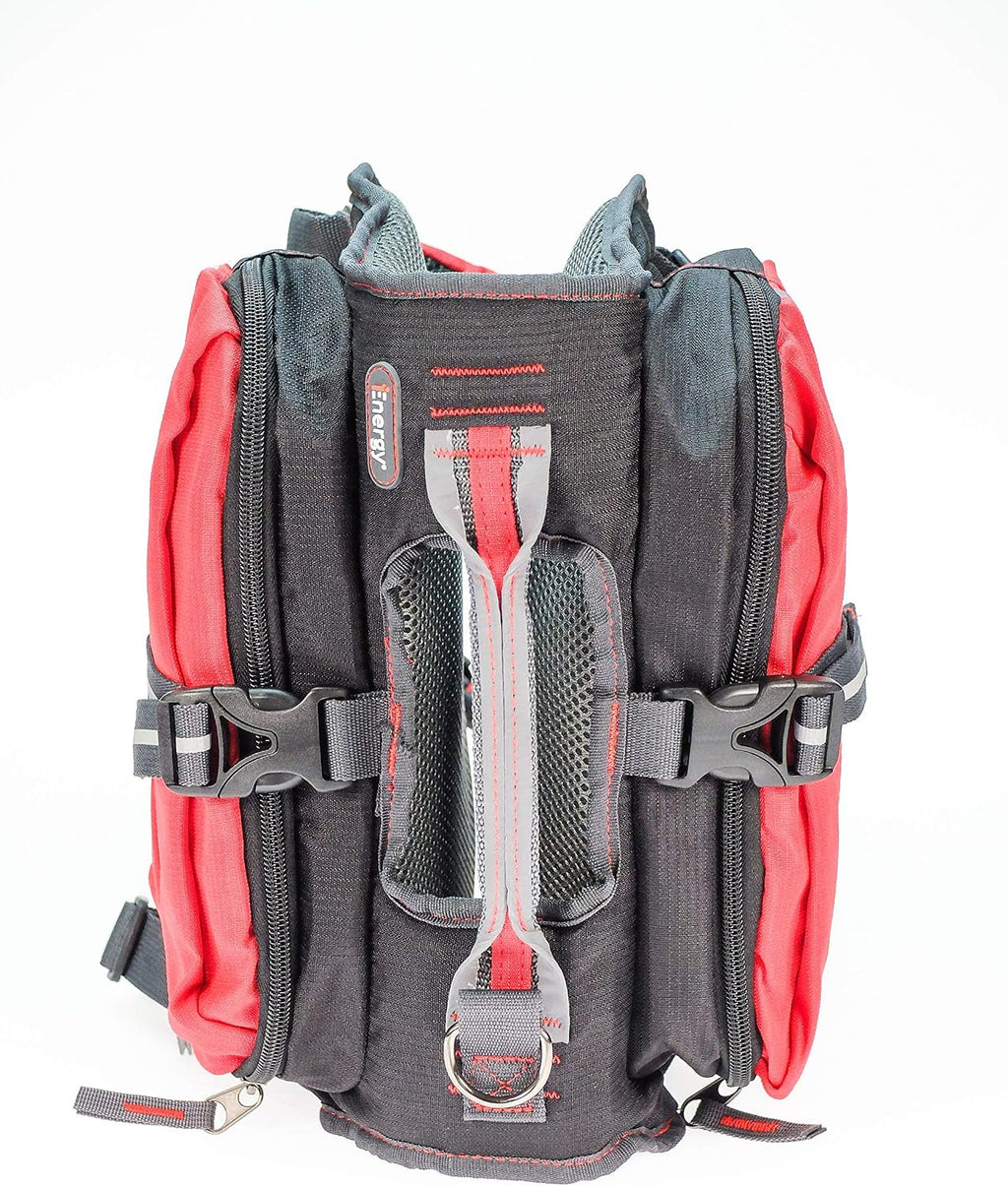 iEnergy™ MAL Dog Backpack: Weatherproof, Padded Hiking Gear for Dogs - Perfect for Large and Small Dogs - Dog Travel Bag with Hiking Harness - Medium Size